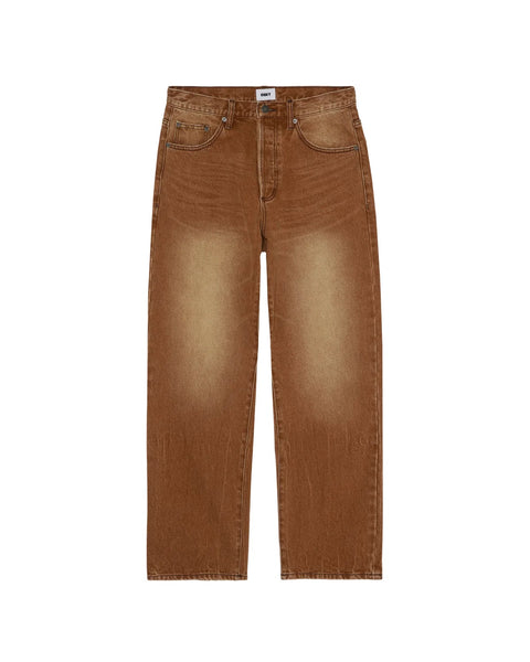 OBEY - BOXCAR STRAIGHT LEG DENIM ARCHIVE BROWN