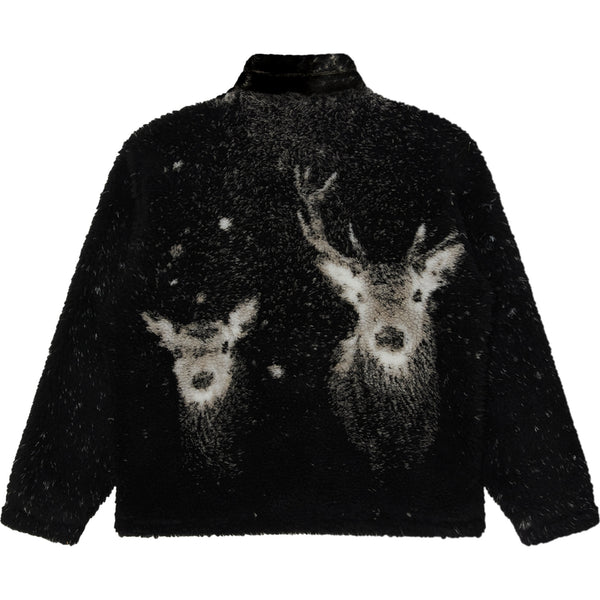 OBEY - DEER SHERPA JACKET BLACK MULTI