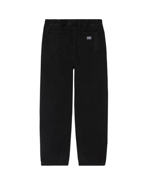 OBEY - EASY DENIM PANT WASHED BLACK