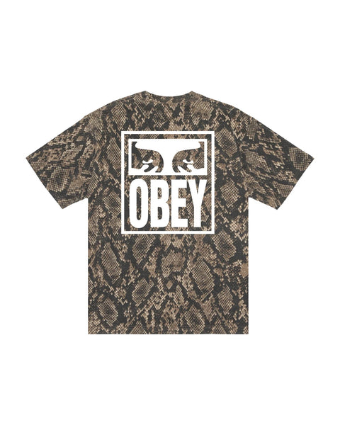 OBEY - EYES ICON TEE SNAKE SKIN