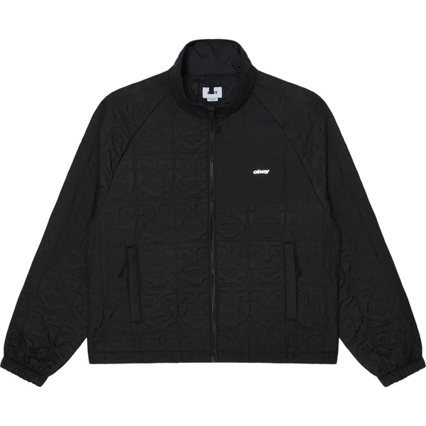 OBEY - ICON QUILTED JACKET BLACK
