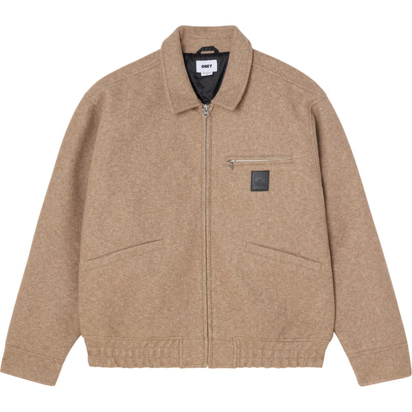 OBEY - LEDGER BLOUSON JACKET LATTE