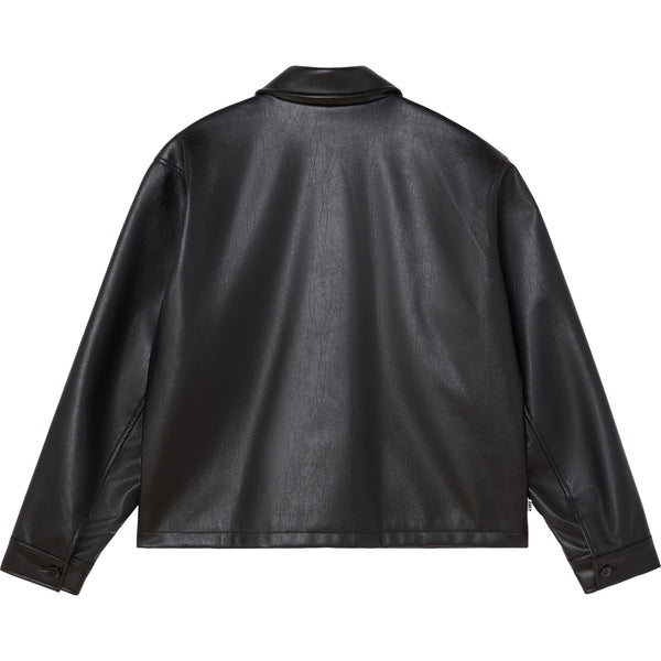 OBEY - WORKMAN PU JACKET BLACK