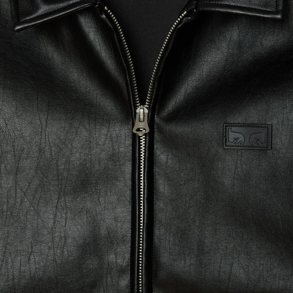 OBEY - WORKMAN PU JACKET BLACK
