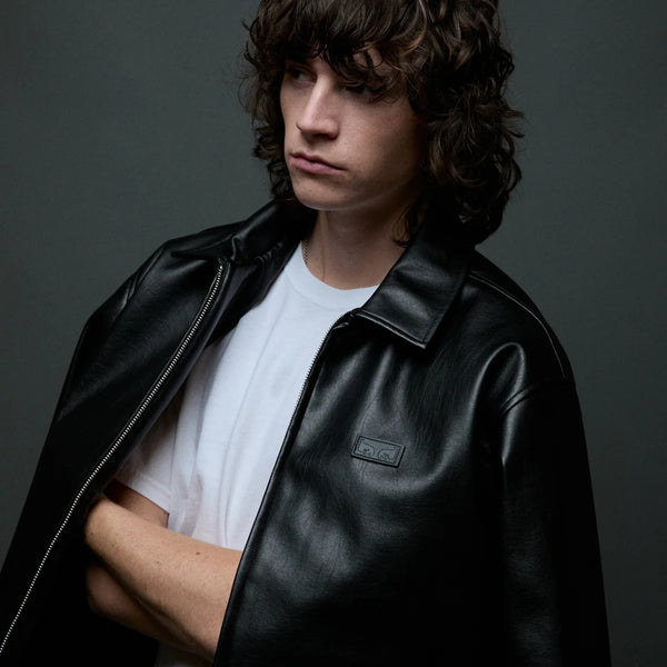 OBEY - WORKMAN PU JACKET BLACK