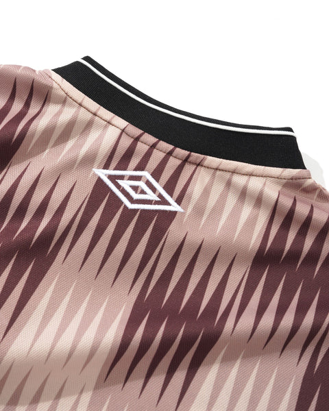 BUTTER GOODS / UMBRO - OPTICAL JERSEY BROWN/TAUPE