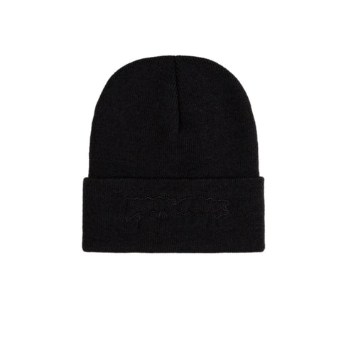 FUCKING AWESOME - DRIP EMBROIDERED BEANIE BLACK