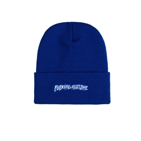 FUCKING AWESOME - LITTLE STAMP EMBROIDERED BEANIE ROYAL