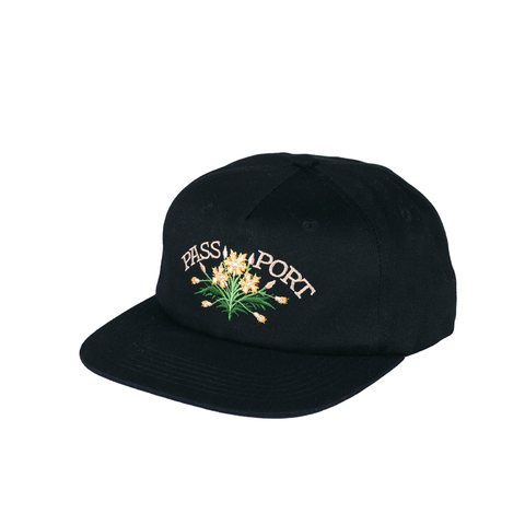 PASS~PORT - "BLOOM" WORKERS CAP BLACK