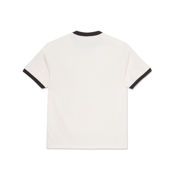 POLAR SKATE CO. - RINGER TEE IVORY/CHOCOLATE