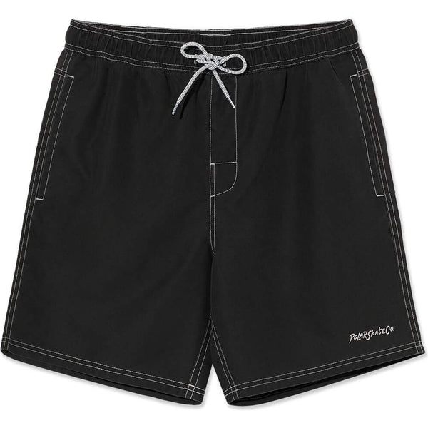 POLAR SKATE CO. - ZIGGY SWIM SHORTS (VINTAGE BLACK)