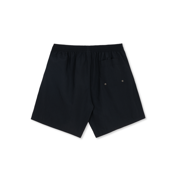 POLAR SKATE CO. - SWIM SHORTS SQUARE STRIPE BLACK/JADE GREEN