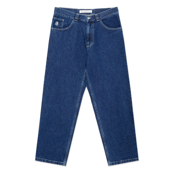 POLAR SKATE CO. - 93! PANTS (DARK BLUE W/ WHITE STITCHING)