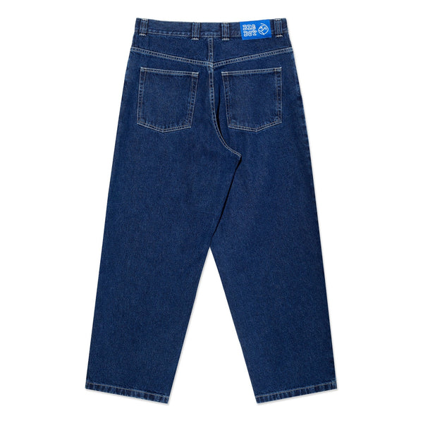 POLAR SKATE CO. - BIG BOY PANTS (DARK BLUE W/ WHITE STITCHING)
