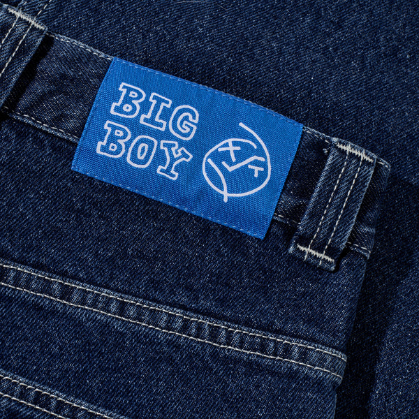 POLAR SKATE CO. - BIG BOY PANTS (DARK BLUE W/ WHITE STITCHING)
