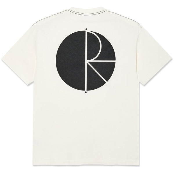 POLAR SKATE CO. - CONTRAST TEE | FILL LOGO (IVORY/BLACK)