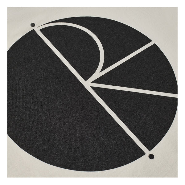POLAR SKATE CO. - CONTRAST TEE | FILL LOGO (IVORY/BLACK)