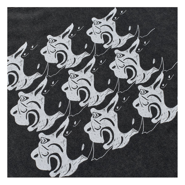 POLAR SKATE CO. - TEE | 2 GUYS (SILVER BLACK)