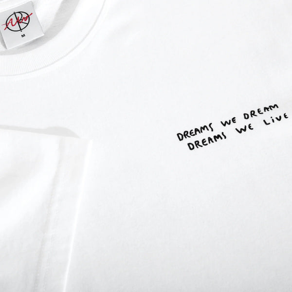 POLAR SKATE CO. - DREAMS WE DREAM TEE WHITE