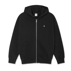 POLAR SKATE CO. - ED ZIP HOODIE - BLACK