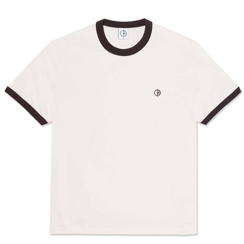 POLAR SKATE CO. - RINGER TEE IVORY/CHOCOLATE