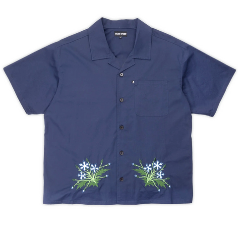 PASS~PORT - "BLOOM" SHIRT NAVY