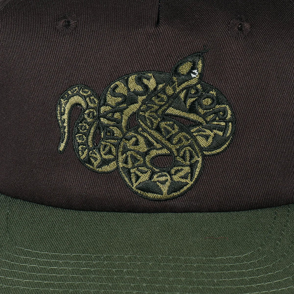 PASS~PORT - "COILED" WORKERS CAP MILITARY GREEN