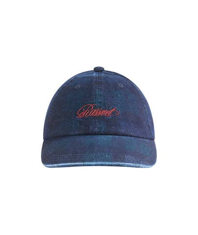 RASSVET SKATEBOARDS - SCRIPT 6 PANEL STRAPBACK DENIM