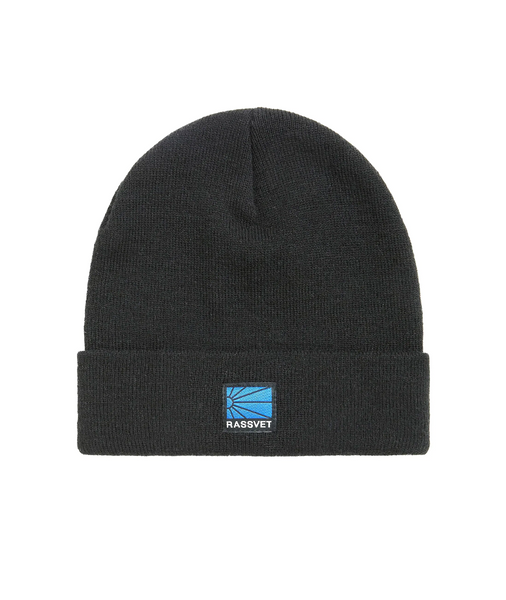 RASSVET SKATEBOARDS - CLASSIC LOGO BEANIE BLACK