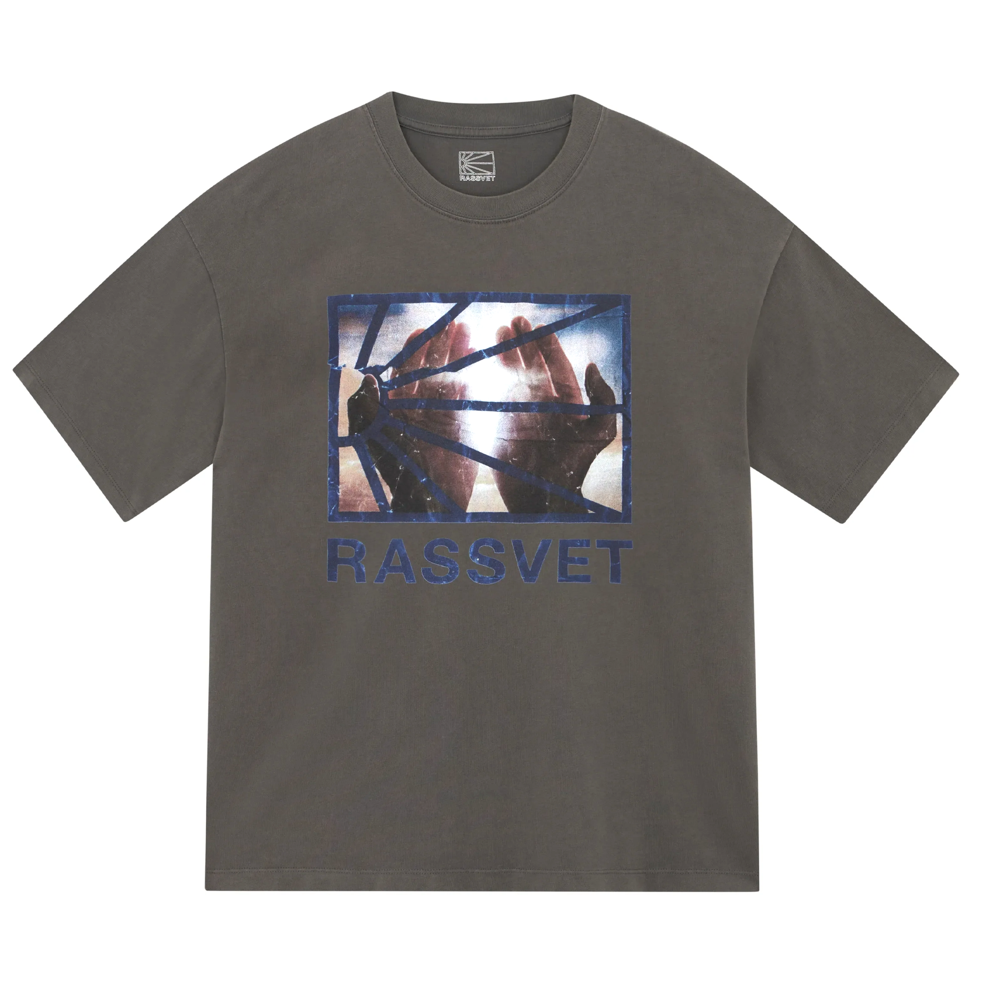 RASSVET SKATEBOARDS - HANDS LOGO TEE BLACK