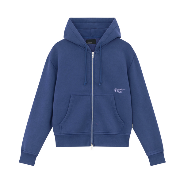 RASSVET SKATEBOARDS - UNCHAINED ZIP HOODIE KNIT NAVY