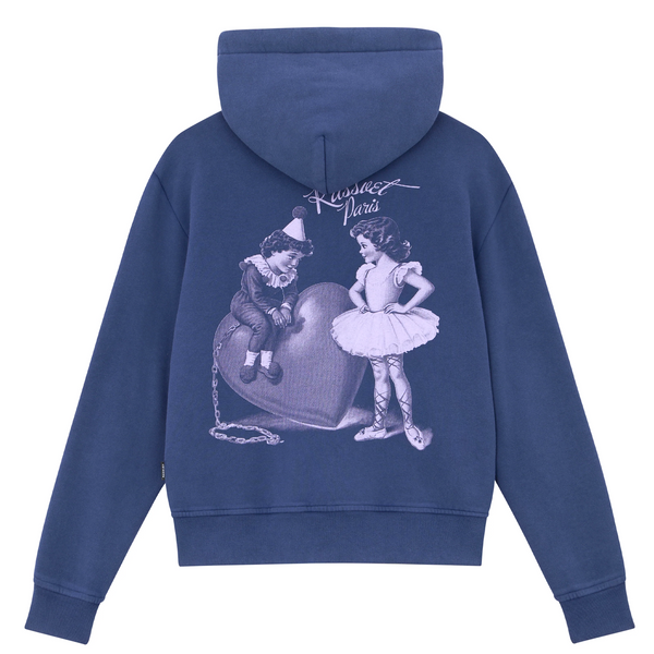 RASSVET SKATEBOARDS - UNCHAINED ZIP HOODIE KNIT NAVY