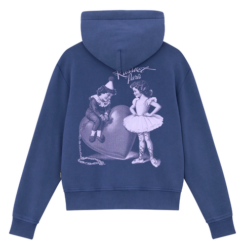 RASSVET SKATEBOARDS - UNCHAINED ZIP HOODIE KNIT NAVY