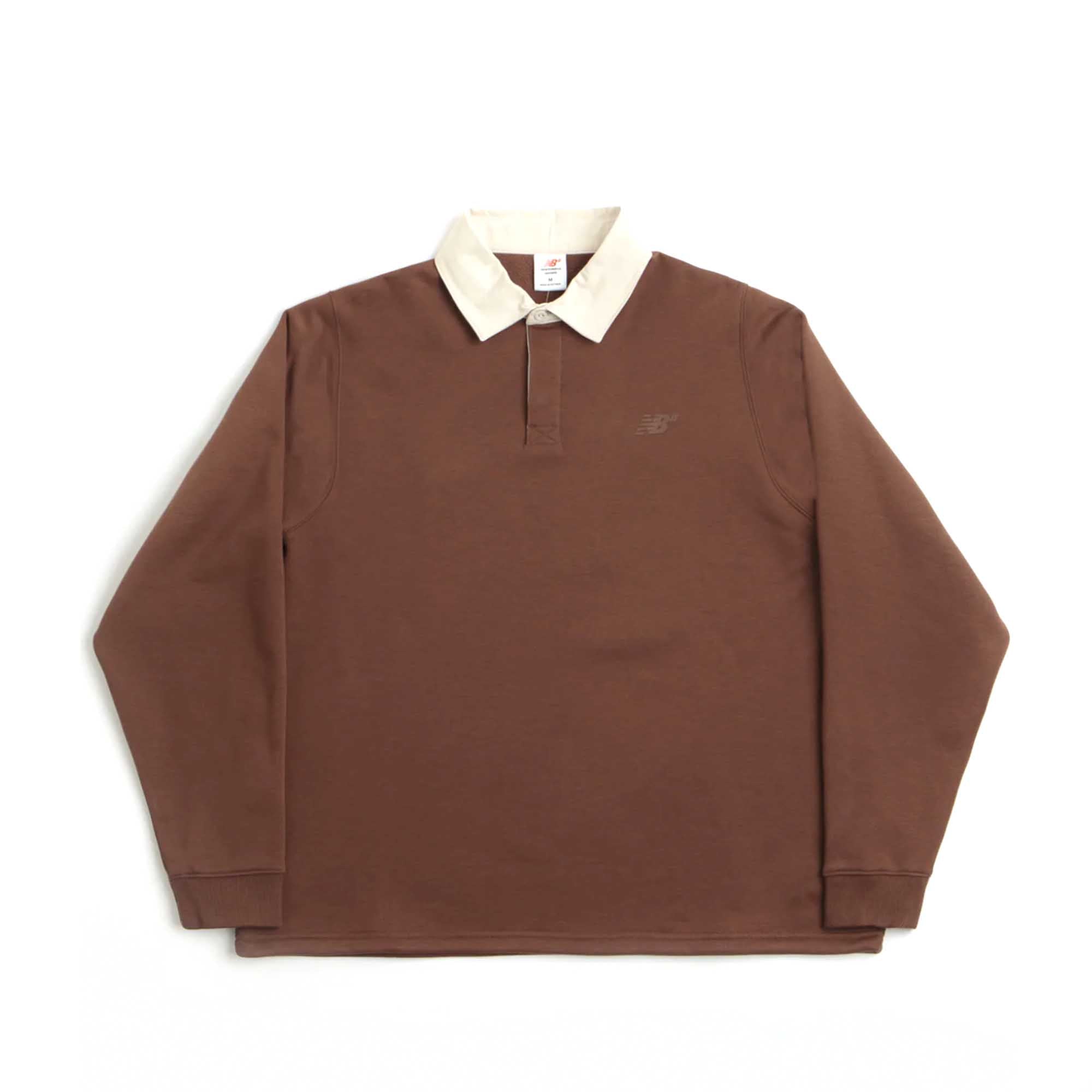 NEW BALANCE NUMERIC - ADVANCED RUGBY SHIRT BROWN