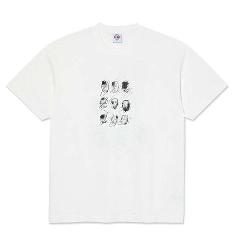 POLAR SKATE CO. - SEQUENCE TEE WHITE
