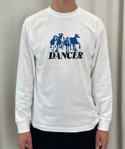 DANCER - STEP ASIDE LS TEE WHITE