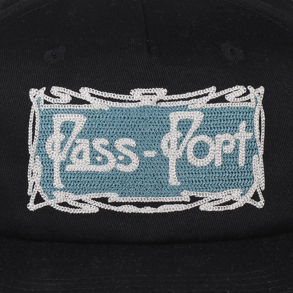 PASS~PORT - "PLUME" WORKERS CAP BLACK