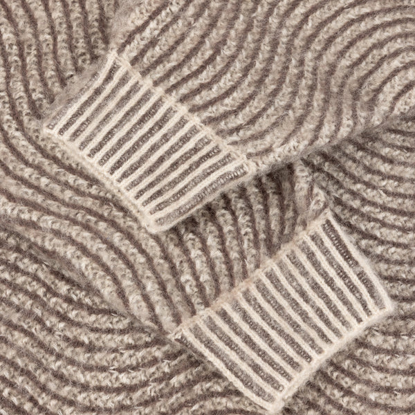 DIME - MOHAIR WAVE KNIT CAMEL
