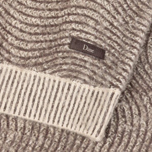 DIME - MOHAIR WAVE KNIT CAMEL