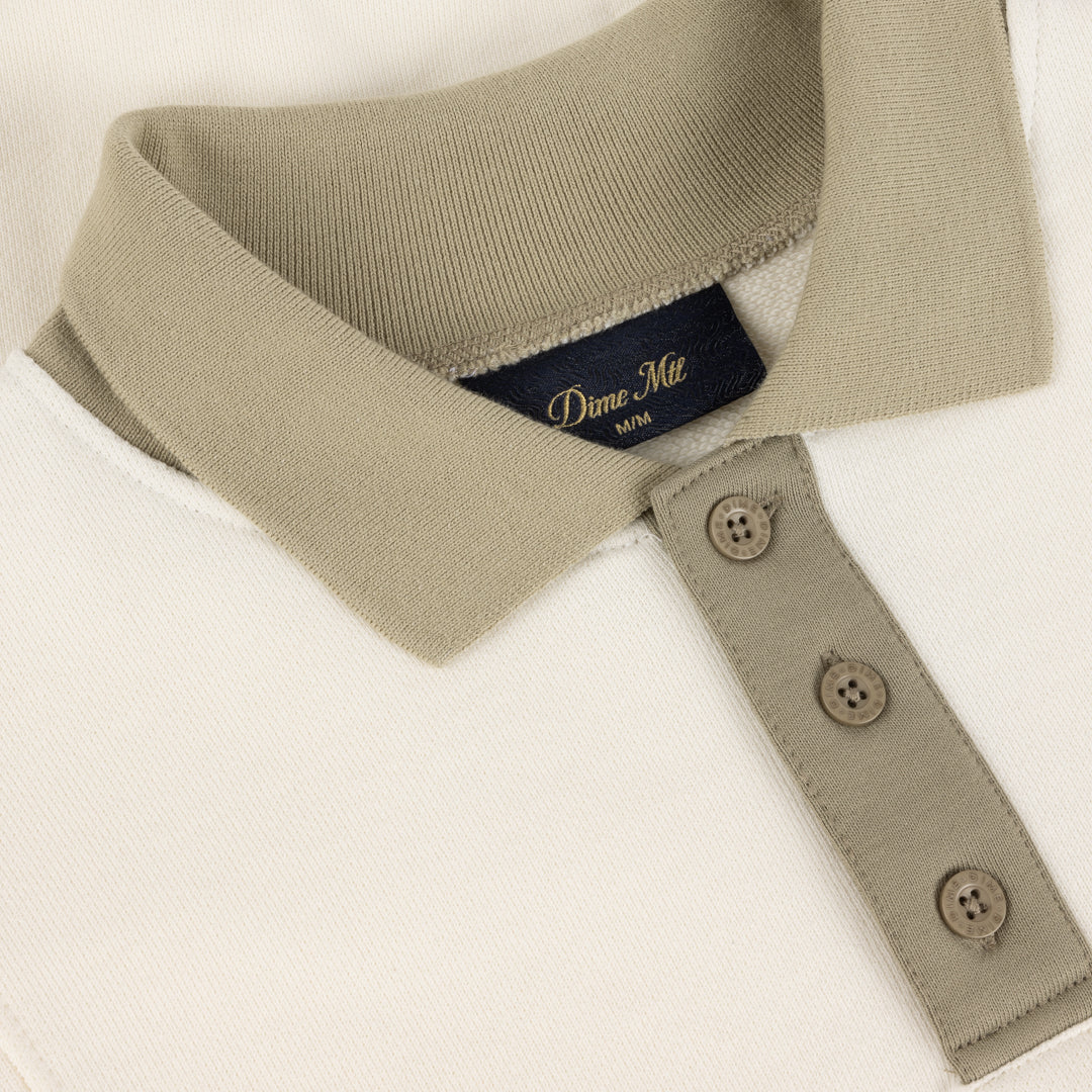 DIME - FRENCH TERRY RUGBY CREAM – Rufus Macba