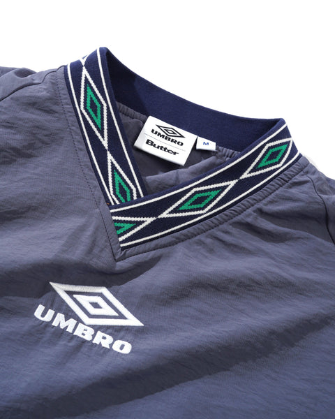 BUTTER GOODS / UMBRO - TRAINING PULLOVER SLATE/NAVY