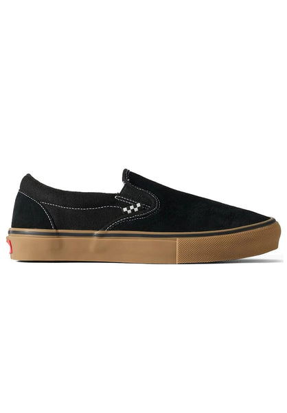 VANS - SKATE SLIP-ON BLACK/GUM/WHITE