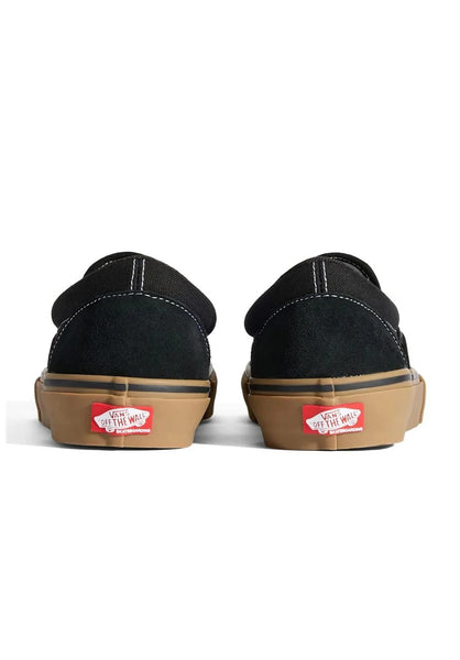 VANS - SKATE SLIP-ON BLACK/GUM/WHITE