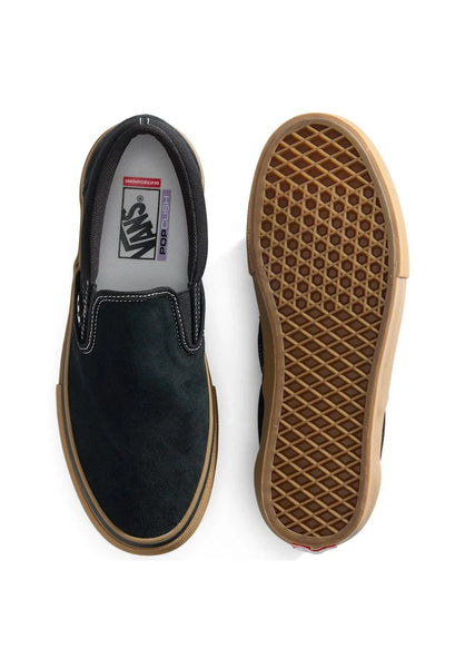 VANS - SKATE SLIP-ON BLACK/GUM/WHITE