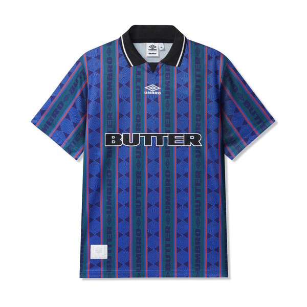 BUTTER GOODS / UMBRO - VERT JERSEY FOREST/COBALT