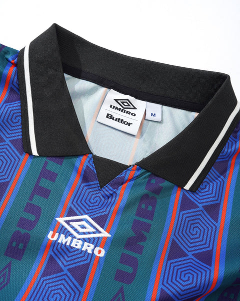 BUTTER GOODS / UMBRO - VERT JERSEY FOREST/COBALT