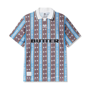 BUTTER GOODS / UMBRO - VERT JERSEY SKY/BROWN