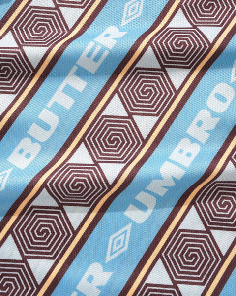 BUTTER GOODS / UMBRO - VERT JERSEY SKY/BROWN