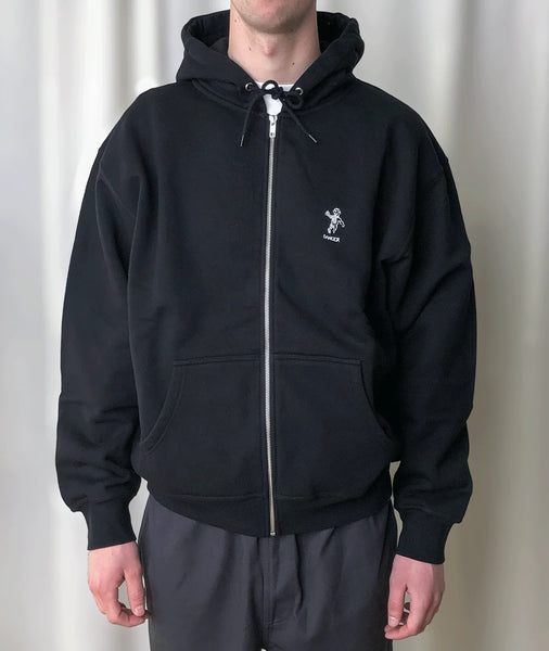 DANCER - OG LOGO ZIP HOOD BLACK