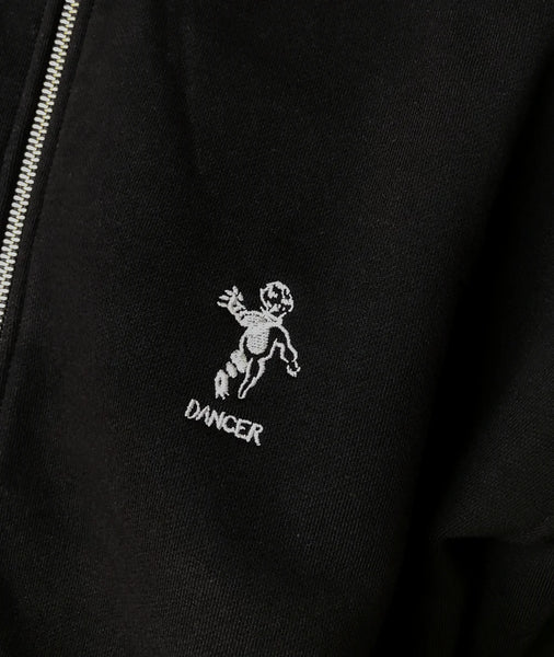 DANCER - OG LOGO ZIP HOOD BLACK